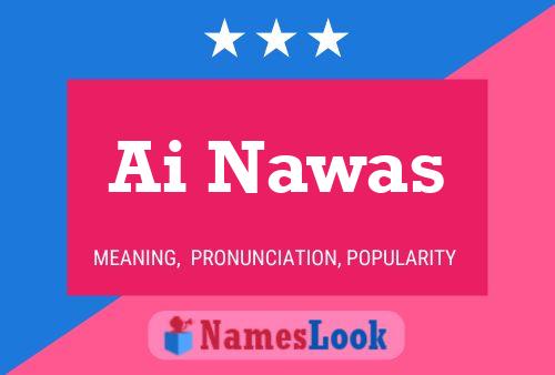 Ai Nawas Namensposter