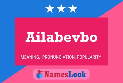 Ailabevbo Namensposter