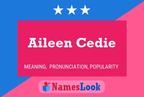 Aileen Cedie Namensposter