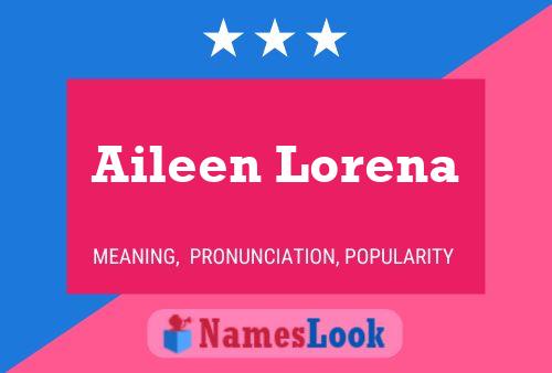 Aileen Lorena Namensposter