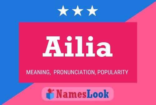 Ailia Namensposter