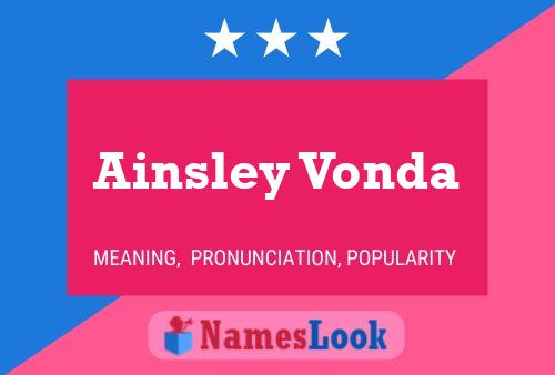 Ainsley Vonda Namensposter