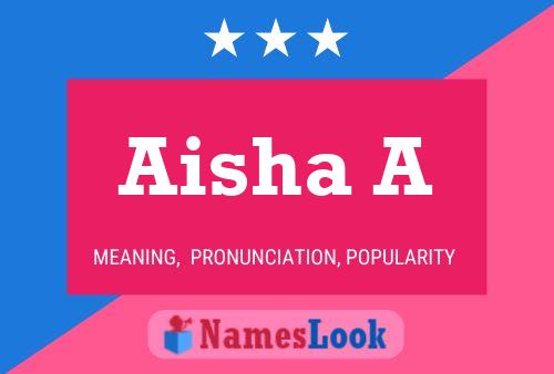 Aisha A Namensposter