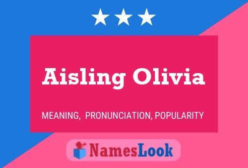 Aisling Olivia Namensposter