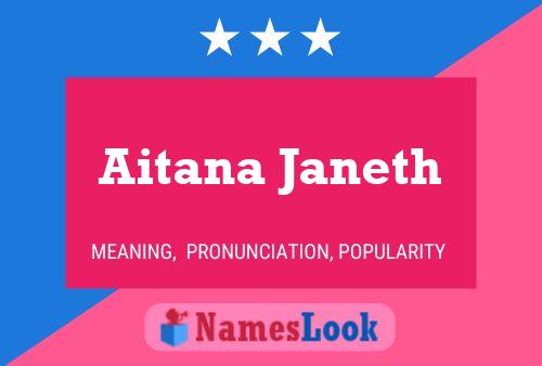 Aitana Janeth Namensposter