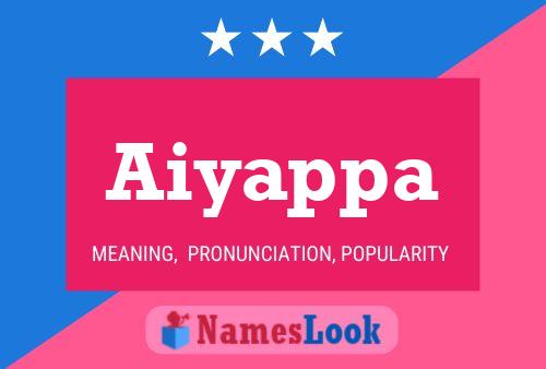 Aiyappa Namensposter