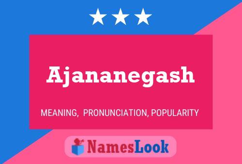 Ajananegash Namensposter