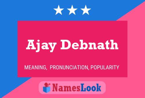 Ajay Debnath Namensposter