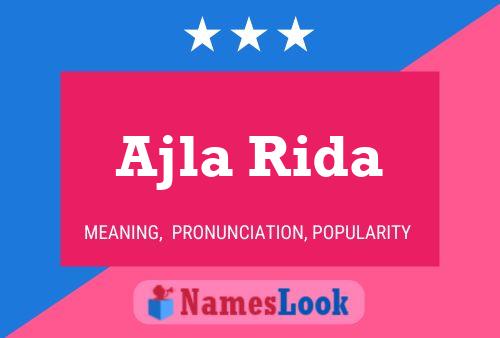 Ajla Rida Namensposter