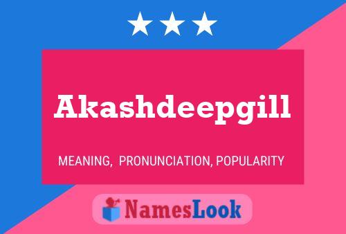 Akashdeepgill Namensposter