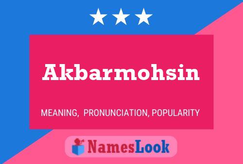 Akbarmohsin Namensposter