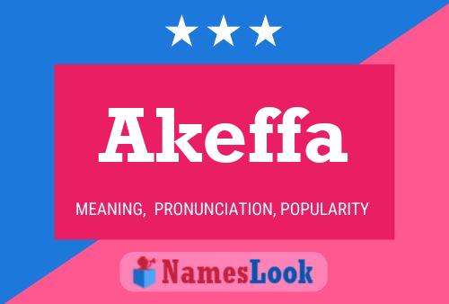 Akeffa Namensposter