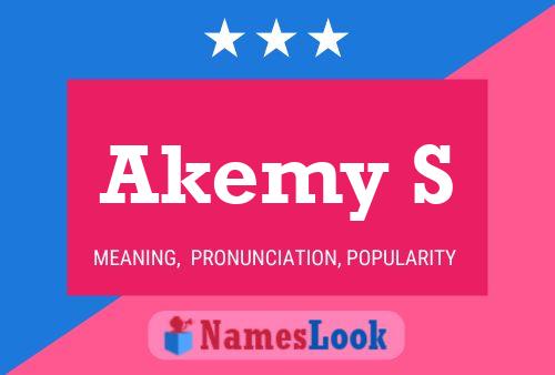 Akemy S Namensposter