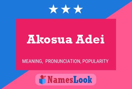 Akosua Adei Namensposter