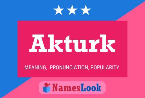 Akturk Namensposter