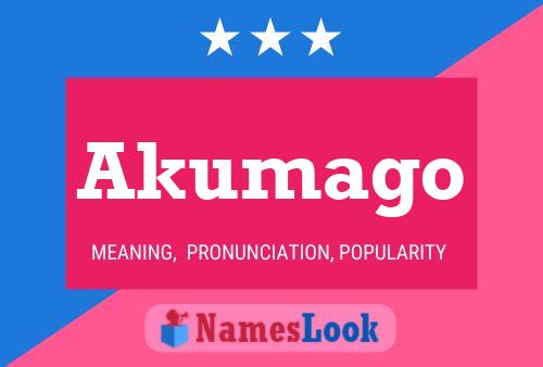 Akumago Namensposter