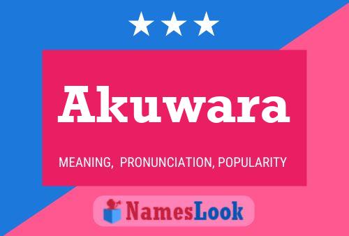 Akuwara Namensposter