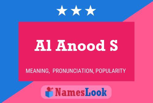 Al Anood S Namensposter