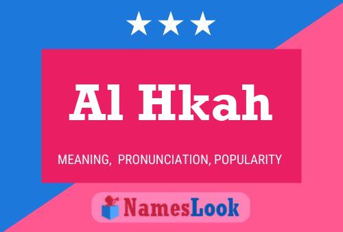 Al Hkah Namensposter