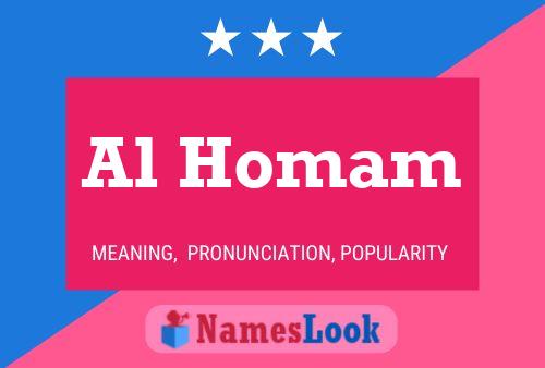 Al Homam Namensposter