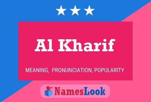 Al Kharif Namensposter