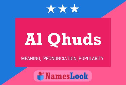 Al Qhuds Namensposter