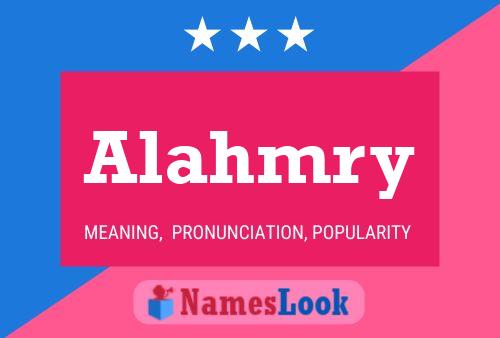 Alahmry Namensposter