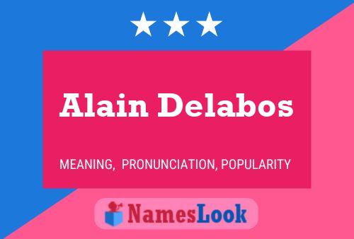 Alain Delabos Namensposter