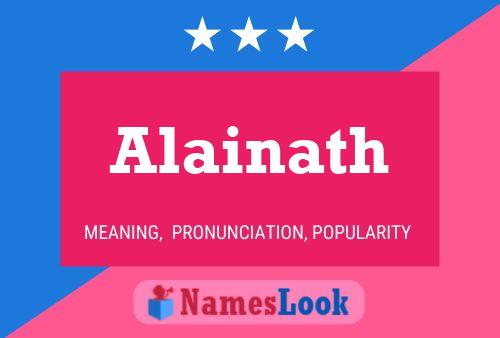 Alainath Namensposter