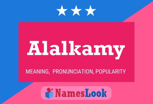 Alalkamy Namensposter