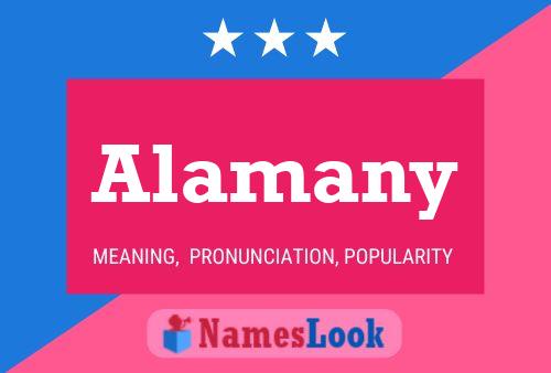 Alamany Namensposter