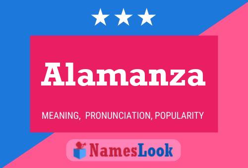 Alamanza Namensposter