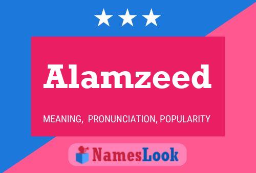 Alamzeed Namensposter