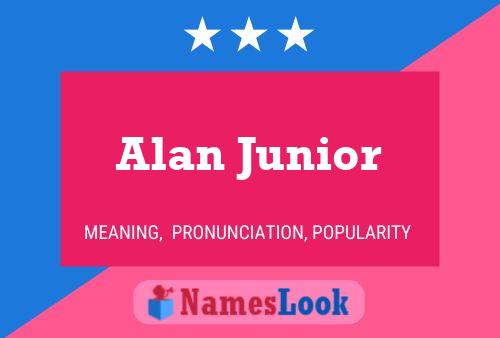 Alan Junior Namensposter