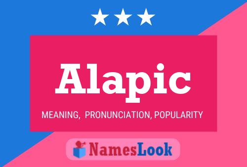 Alapic Namensposter