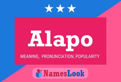 Alapo Namensposter