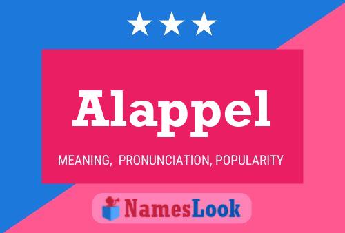 Alappel Namensposter