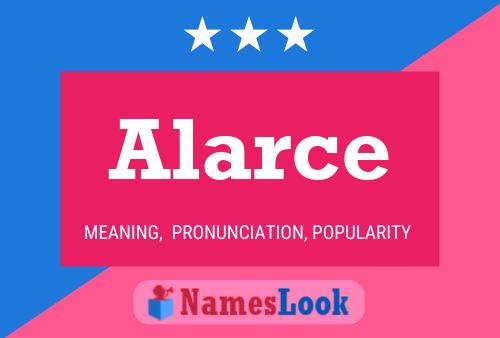 Alarce Namensposter