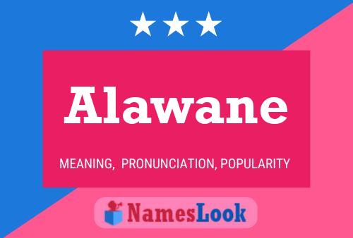 Alawane Namensposter