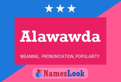 Alawawda Namensposter