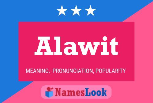 Alawit Namensposter