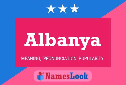 Albanya Namensposter