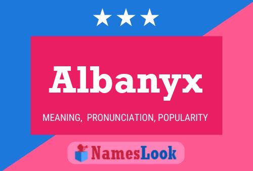 Albanyx Namensposter