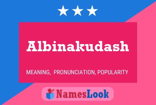 Albinakudash Namensposter