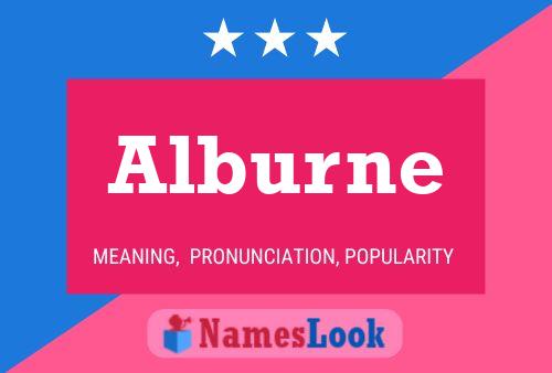 Alburne Namensposter