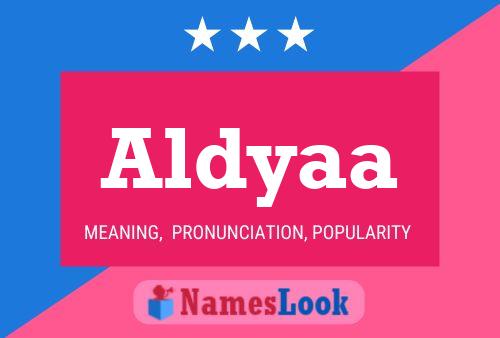 Aldyaa Namensposter