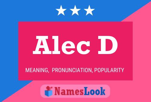 Alec D Namensposter