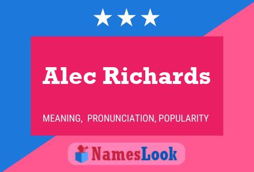 Alec Richards Namensposter