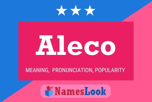 Aleco Namensposter