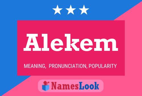 Alekem Namensposter